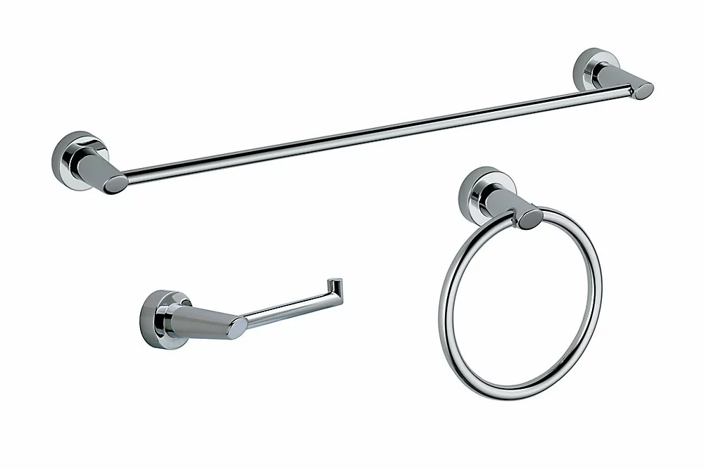 Delta Compel 3-Piece Bath Hardware Kit - Chrome