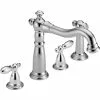 Delta Victorian 2-Handle Kitchen Faucet With Spray - Chrome
