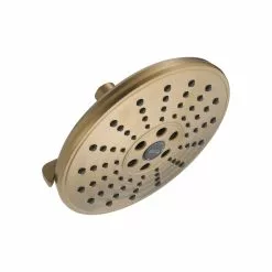Delta 3-Setting H2OKinetic® Raincan Shower Head - Champagne Bronze
