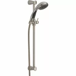 Delta Slide Bar Hand Shower - Stainless Steel