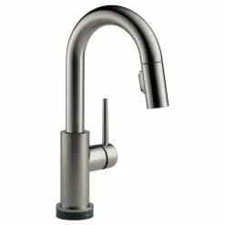 Delta Trinsic Touch2O(R) Bar And Prep Faucet - 13-in. - Black Stainless