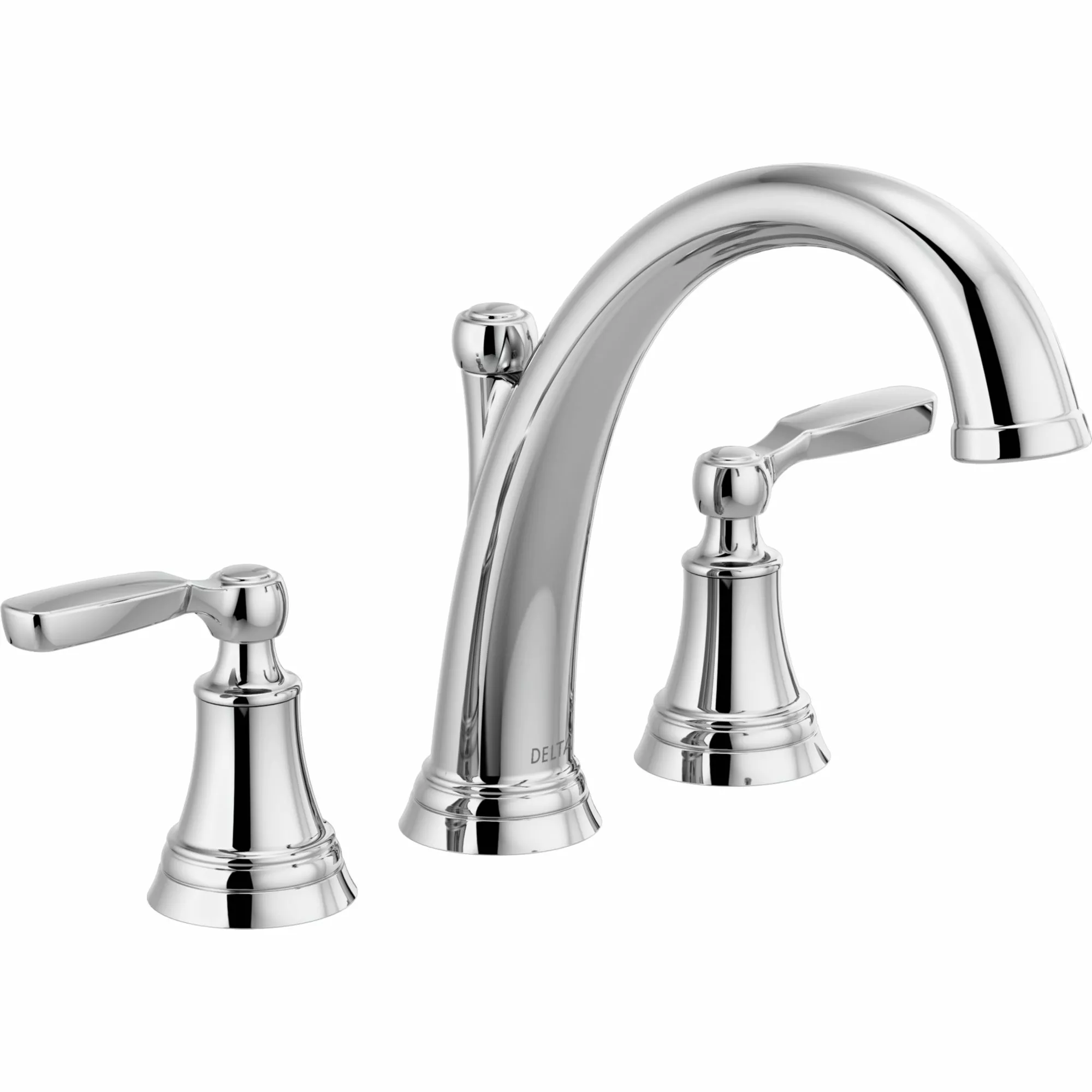 Delta Woodhurst Deck Mount Roman Tub Faucet - 11.13-in. - Chrome