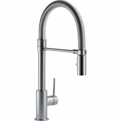 Delta Trinsic Kitchen Faucet - 18.75-in. - 1-Handle - Arctic Stainless