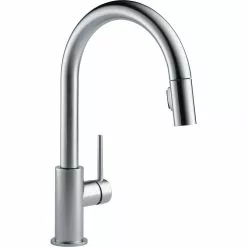 Delta Trinsic Kitchen Faucet - 15.69-in. - 1-Handle - Arctic Stainless