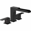 Delta Ara Deck Mount Roman Tub Faucet - 9-in. - Matte Black