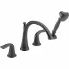 Delta Lahara Deck Mount Roman Tub Faucet - 8.5-in. - Venetian Bronze