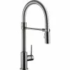 Delta Trinsic Kitchen Faucet - 18.75-in. - 1-Handle - Black Stainless
