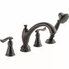 Delta Linden Deck Mount Roman Tub Faucet - 8.38-in. - Venetian Bronze