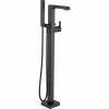 Delta Ara Freestanding Bathtub Faucet - 8.19-in. - Matte Black