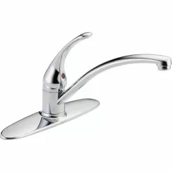 Delta Foundations Kitchen Faucet - 6.63-in. - 1-Handle - Chrome