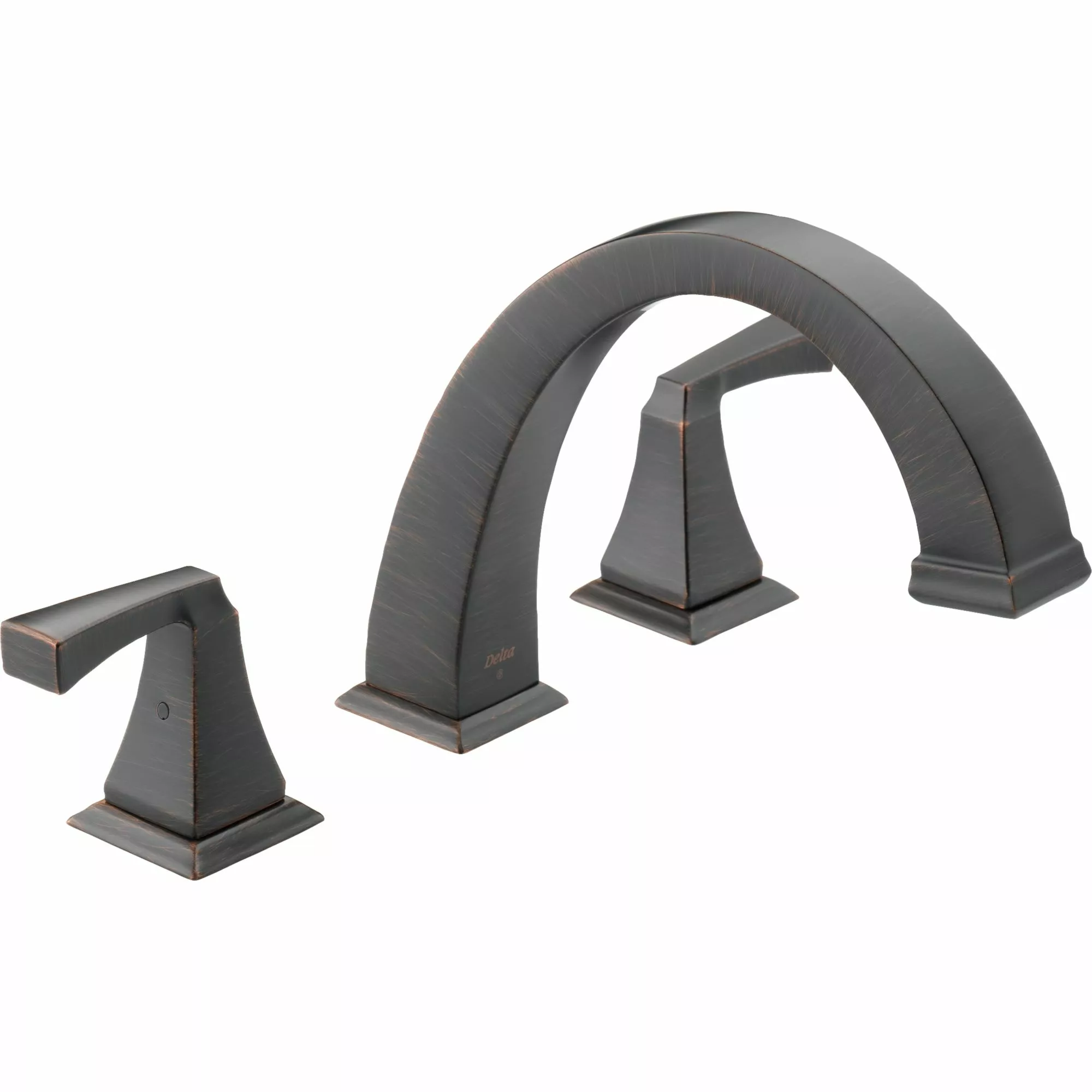 Delta Dryden Deck Mount Roman Tub Faucet - 9-in. - Venetian Bronze