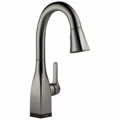 Delta Mateo Bar And Prep Faucet - 15-in. - 1-Handle - Black Stainless