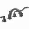 Delta Dryden Deck Mount Roman Tub Faucet - 9-in. - Venetian Bronze