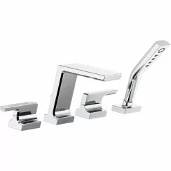 Delta Pivotal Deck Mount Roman Tub Faucet - 11.75-in. - Chrome