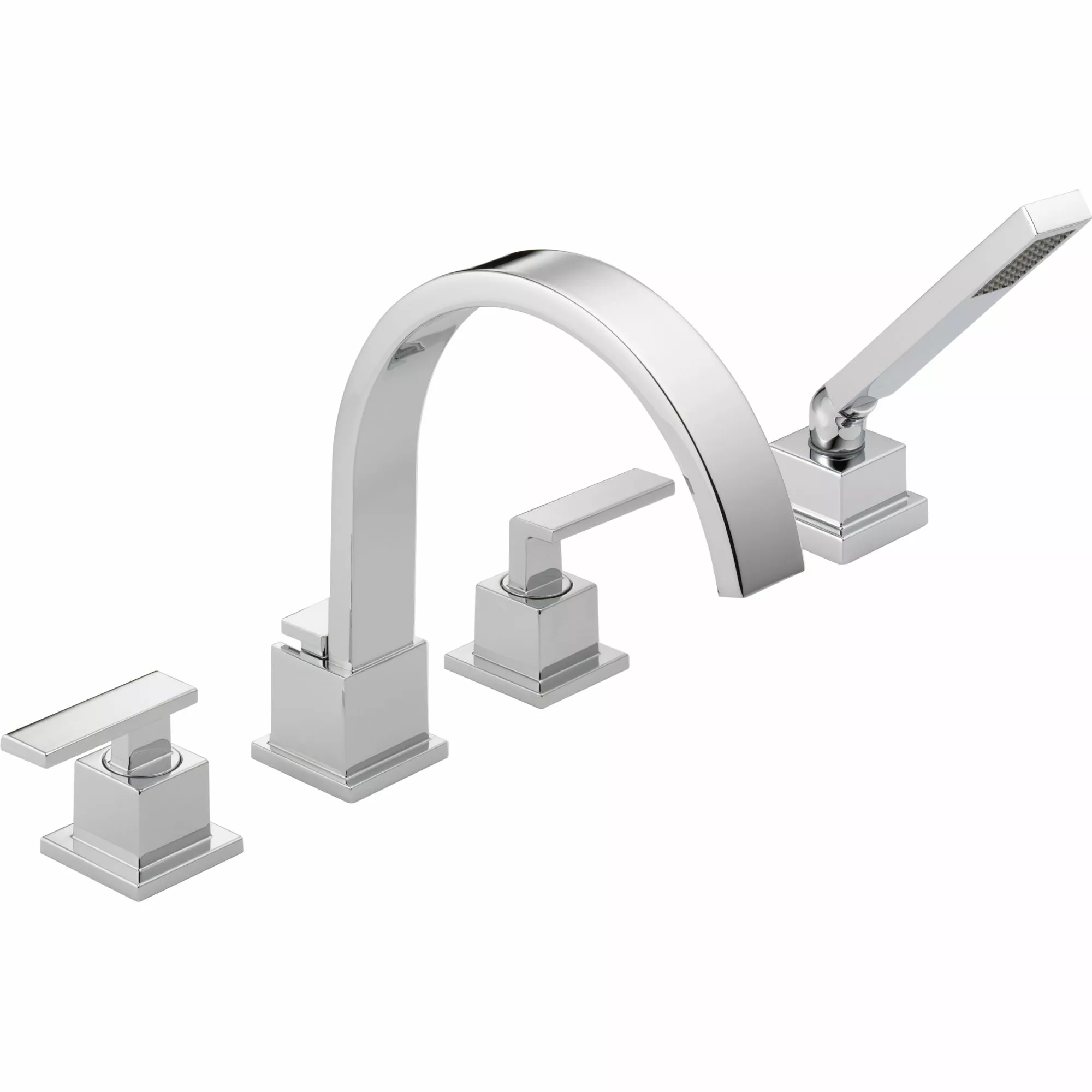Delta Vero Deck Mount Roman Tub Faucet - 8.75-in. - Chrome