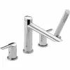 Delta Compel Deck Mount Roman Tub Faucet - 8.75-in. - Chrome