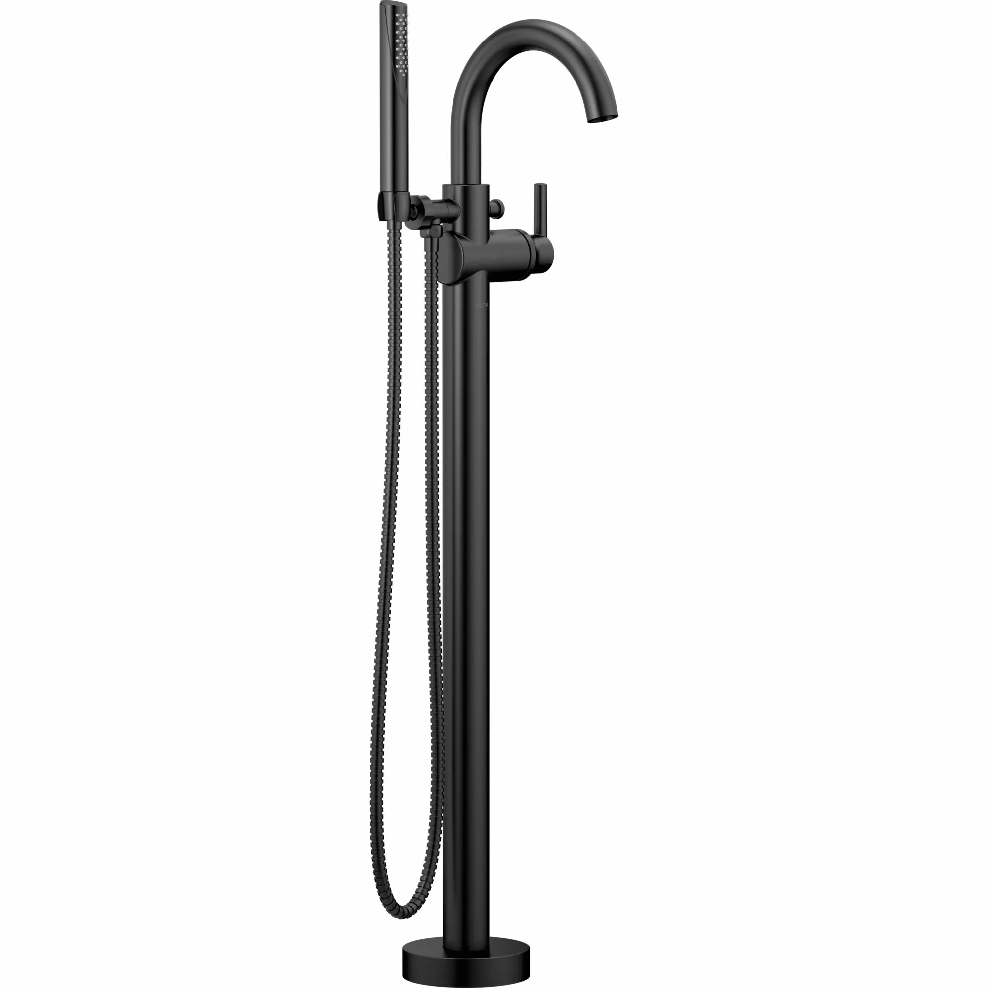 Delta Trinsic Freestanding Bathtub Faucet - 8-in. - Matte Black