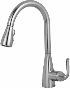 Delta Grenville Kitchen Faucet - 15-in. - 1-Handle - Stainless Steel