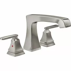 Delta Ashlyn Deck Mount Roman Tub Faucet - 8.38-in. - Stainless Steel