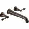 Delta Cassidy Wall Mount Bathtub Faucet - 13.25-in. - Venetian Bronze