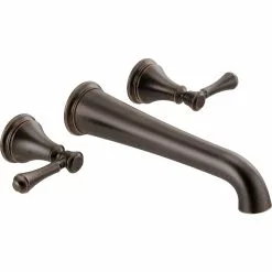 Delta Cassidy Wall Mount Bathtub Faucet - 13.25-in. - Venetian Bronze