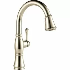 Delta Cassidy Kitchen Faucet - 15.5-in. - 1-Handle - Polished Nickel
