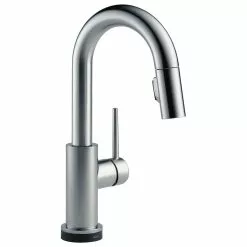 Delta Trinsic Touch2O(R) Bar And Prep Faucet - 13-in. - Arctic Stainless