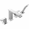 Delta Arzo Deck Mount Roman Tub Faucet - 10-in. - Chrome