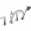 Delta Linden Deck Mount Roman Tub Faucet - 8.38-in. - Chrome