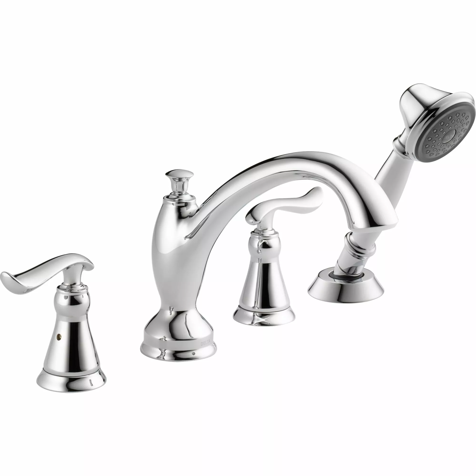 Delta Linden Deck Mount Roman Tub Faucet - 8.38-in. - Chrome