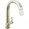 Delta Pivotal Kitchen Faucet - 15.5-in. - 1-Handle - Polished Nickel