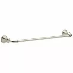 DELTA Lorain Brushed Nickel Single Towel Bar