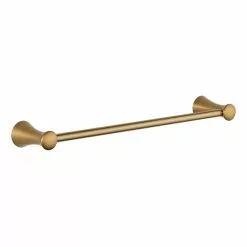 DELTA 18-in Lahara Champagne Bronze Single Towel Bar