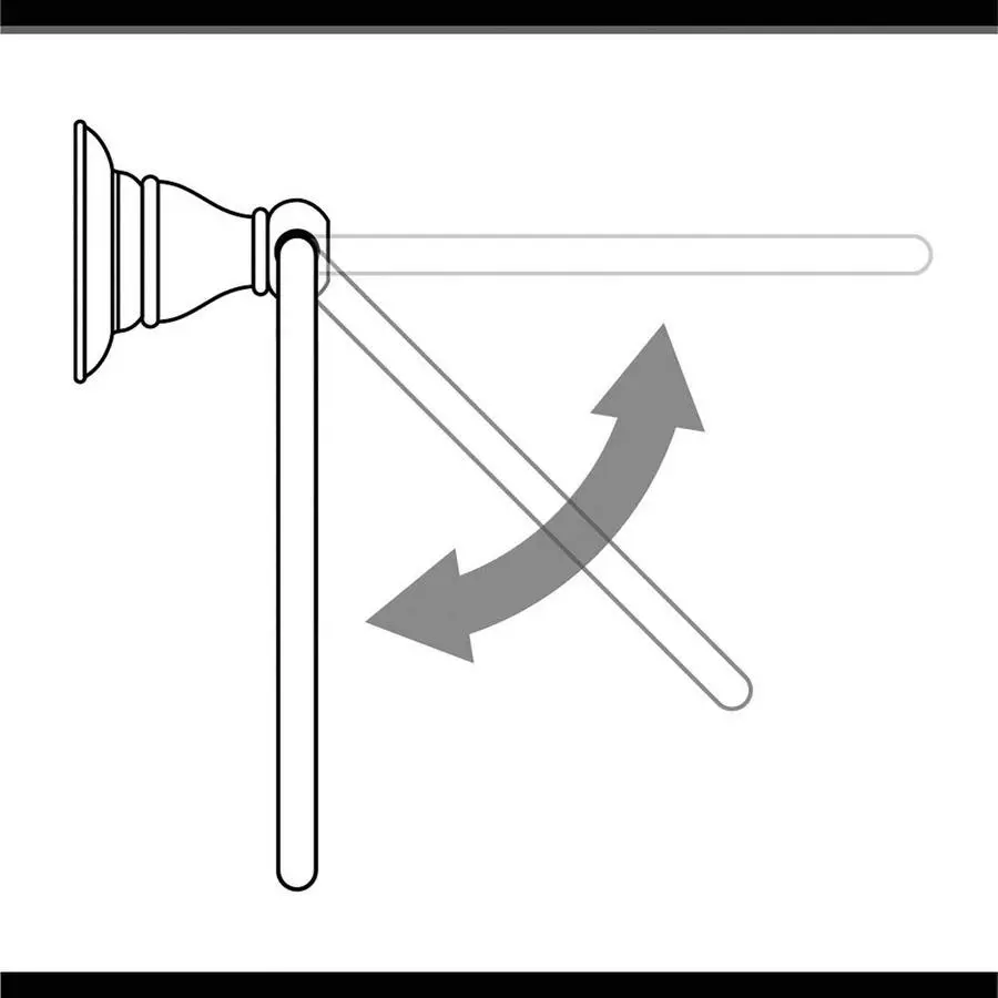 DELTA Lahara Champagne Bronze Wall Mount Towel Ring - Image 2