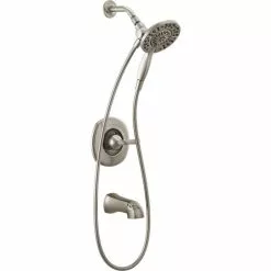 DELTA Larkin Monitor 14 Series Single Handle Tub And Shower With In2ition And Valve In SpotShield Stainless