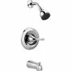 DELTA Principals Single Handle Tub And Shower In Chrome